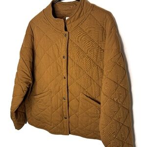 Quilted jacket with button closure Time and Tru size 16-18 Xl
